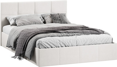 Полуторная кровать, Лора с ПМ мягкой обивкой и заглушиной 140x200
Полуторная кровать, Лора с ПМ мягкой обивкой и заглушиной 140x200