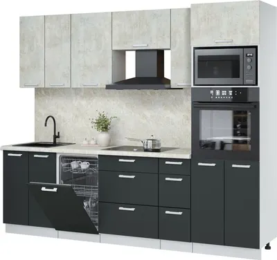 Кухонный гарнитур, Мила Лайт 2.55-ПМ3
Кухонный гарнитур, Мила Лайт 2.55-ПМ3