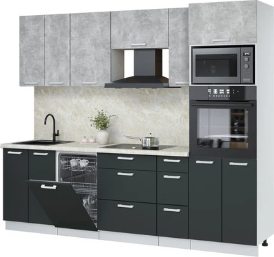 Кухонный гарнитур, Мила Лайт 2.55-ПМ3 
Кухонный гарнитур, Мила Лайт 2.55-ПМ3