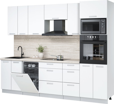 Кухонный гарнитур, Мила Лайт 2.65-ПМ3
Кухонный гарнитур, Мила Лайт 2.65-ПМ3