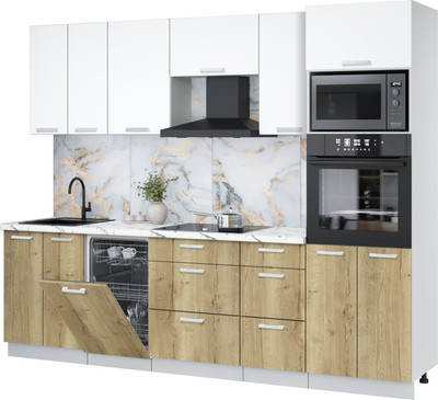 Кухонный гарнитур, Мила Лайт 2.65-ПМ3
Кухонный гарнитур, Мила Лайт 2.65-ПМ3