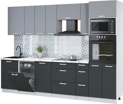 Кухонный гарнитур, Мила Лайт 2.9-ПМ3
Кухонный гарнитур, Мила Лайт 2.9-ПМ3