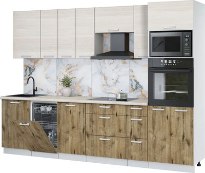 Кухонный гарнитур, Мила Лайт 2.9-ПМ3
Кухонный гарнитур, Мила Лайт 2.9-ПМ3