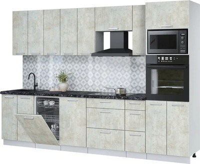 Кухонный гарнитур, Мила Лайт 3.05-ПМ3
Кухонный гарнитур, Мила Лайт 3.05-ПМ3