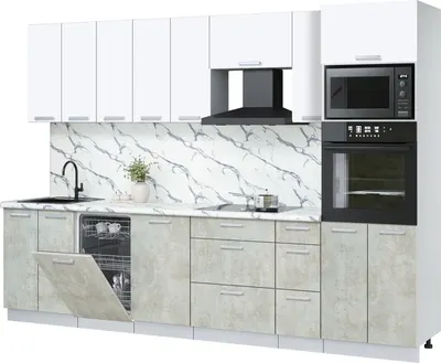 Кухонный гарнитур, Мила Лайт 3.05-ПМ3
Кухонный гарнитур, Мила Лайт 3.05-ПМ3