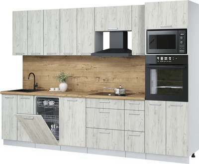 Кухонный гарнитур, Мила Лайт 3.05-ПМ3
Кухонный гарнитур, Мила Лайт 3.05-ПМ3