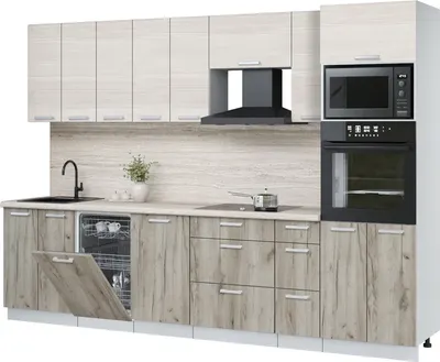 Кухонный гарнитур, Мила Лайт 3.05-ПМ3
Кухонный гарнитур, Мила Лайт 3.05-ПМ3