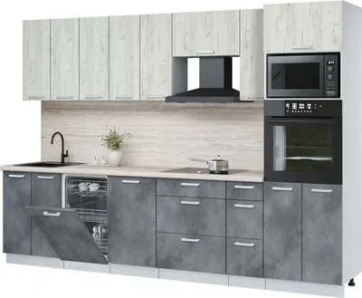 Кухонный гарнитур, Мила Лайт 3.05-ПМ3
Кухонный гарнитур, Мила Лайт 3.05-ПМ3