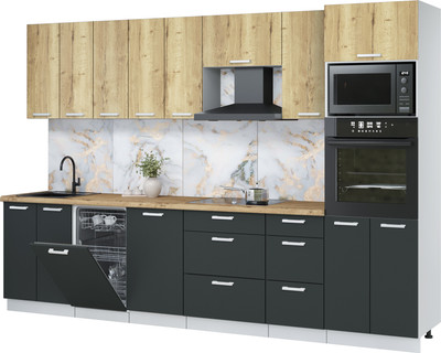 Кухонный гарнитур, Мила Лайт 3.1-ПМ3
Кухонный гарнитур, Мила Лайт 3.1-ПМ3