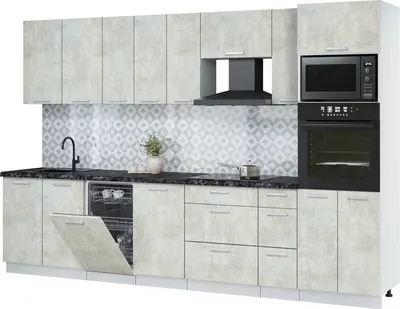 Кухонный гарнитур, Мила Лайт 3.2-ПМ3
Кухонный гарнитур, Мила Лайт 3.2-ПМ3