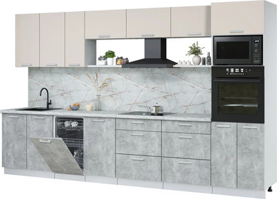 Кухонный гарнитур, Мила Лайт 3.5-ПМ3 
Кухонный гарнитур, Мила Лайт 3.5-ПМ3