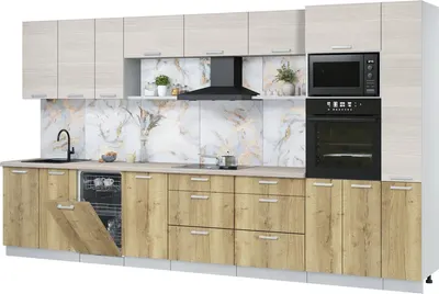 Кухонный гарнитур, Мила Лайт 3.8-ПМ3
Кухонный гарнитур, Мила Лайт 3.8-ПМ3