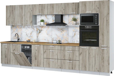 Кухонный гарнитур, Мила Лайт 3.8-ПМ3
Кухонный гарнитур, Мила Лайт 3.8-ПМ3