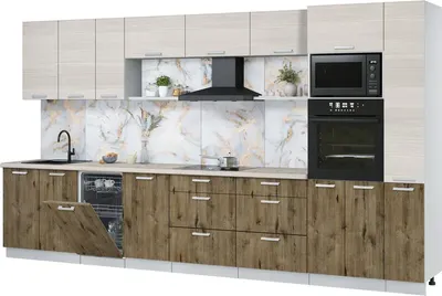 Кухонный гарнитур, Мила Лайт 3.8-ПМ3
Кухонный гарнитур, Мила Лайт 3.8-ПМ3