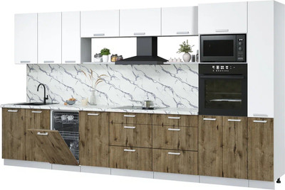 Кухонный гарнитур, Мила Лайт 3.8-ПМ3
Кухонный гарнитур, Мила Лайт 3.8-ПМ3