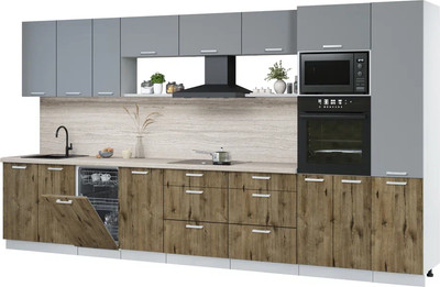 Кухонный гарнитур, Мила Лайт 3.9-ПМ3
Кухонный гарнитур, Мила Лайт 3.9-ПМ3