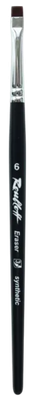 Кисть для рисования, Eraser. Синтетика плоская №6 / Eraser-6
Кисть для рисования, Eraser. Синтетика плоская №6 / Eraser-6