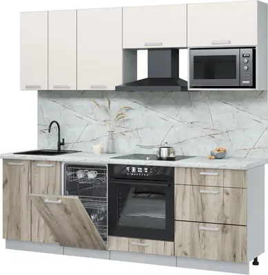 Кухонный гарнитур, Мила Лайт 2.25-ПМ4
Кухонный гарнитур, Мила Лайт 2.25-ПМ4