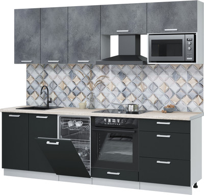 Кухонный гарнитур, Мила Лайт 2.45-ПМ4
Кухонный гарнитур, Мила Лайт 2.45-ПМ4