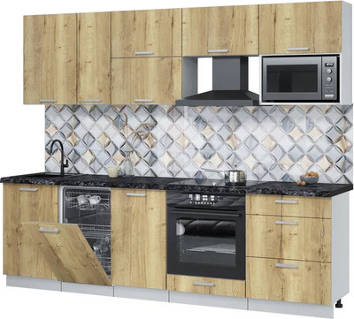 Кухонный гарнитур, Мила Лайт 2.6-ПМ4
Кухонный гарнитур, Мила Лайт 2.6-ПМ4