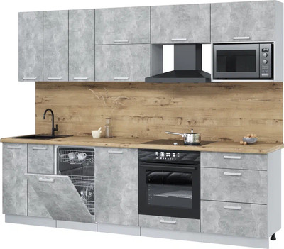 Кухонный гарнитур, Мила Лайт 2.7-ПМ4
Кухонный гарнитур, Мила Лайт 2.7-ПМ4