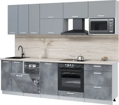 Кухонный гарнитур, Мила Лайт 2.7-ПМ4
Кухонный гарнитур, Мила Лайт 2.7-ПМ4