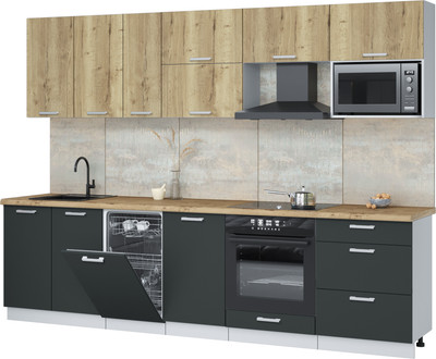 Кухонный гарнитур, Мила Лайт 2.9-ПМ4
Кухонный гарнитур, Мила Лайт 2.9-ПМ4