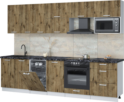 Кухонный гарнитур, Мила Лайт 2.9-ПМ4 
Кухонный гарнитур, Мила Лайт 2.9-ПМ4