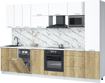 Кухонный гарнитур, Мила Лайт 3.1-ПМ4
Кухонный гарнитур, Мила Лайт 3.1-ПМ4