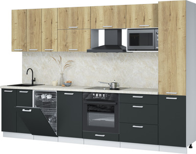 Кухонный гарнитур, Мила Лайт 3.1-ПМ4
Кухонный гарнитур, Мила Лайт 3.1-ПМ4