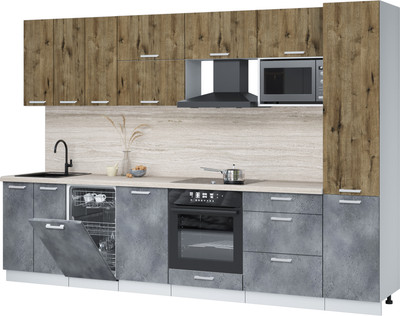 Кухонный гарнитур, Мила Лайт 3.1-ПМ4
Кухонный гарнитур, Мила Лайт 3.1-ПМ4