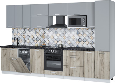 Кухонный гарнитур, Мила Лайт 3.4-ПМ4
Кухонный гарнитур, Мила Лайт 3.4-ПМ4