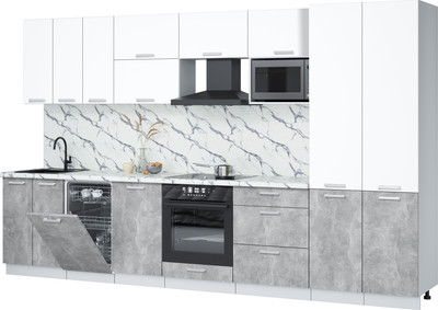 Кухонный гарнитур, Мила Лайт 3.5-ПМ4
Кухонный гарнитур, Мила Лайт 3.5-ПМ4