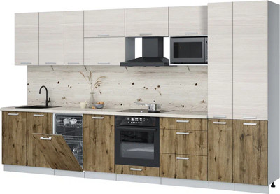 Кухонный гарнитур, Мила Лайт 3.6-ПМ4
Кухонный гарнитур, Мила Лайт 3.6-ПМ4