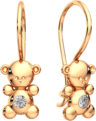 Серьги из розового золота, 310253
Серьги из розового золота, 310253