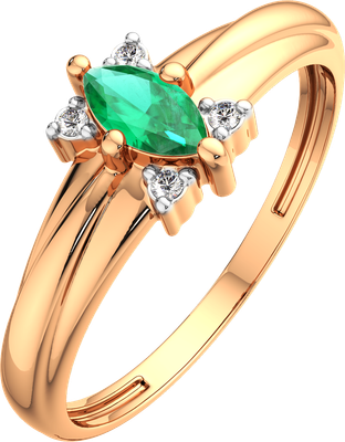 Кольцо из розового золота, 2D2087.14K.R
Кольцо из розового золота, 2D2087.14K.R