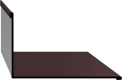 Планка примыкания, Верхняя Эконом Плюс-Пэ-мат-RAL8019
Планка примыкания, Верхняя Эконом Плюс-Пэ-мат-RAL8019