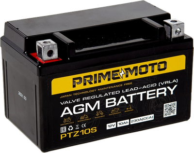 Мотоаккумулятор, (1) 250A YTZ10S-BS / PTZ10S
Мотоаккумулятор, (1) 250A YTZ10S-BS / PTZ10S