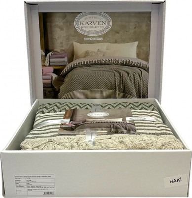 Покрывало, Zigzag Евро 210x230 / Y1048 Haki
Покрывало, Zigzag Евро 210x230 / Y1048 Haki