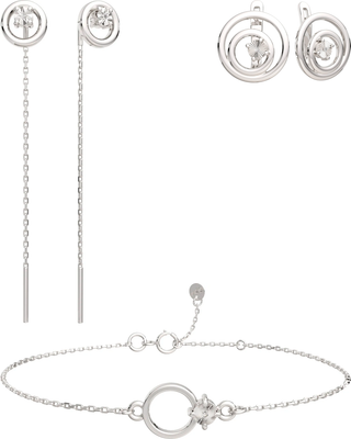 Комплект ювелирных украшений из серебра, С бриллиантами 06D0078, 03D0125, 03D0105.ZZ
Комплект ювелирных украшений из серебра, С бриллиантами 06D0078, 03D0125, 03D0105.ZZ