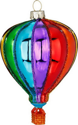 Елочная игрушка, Figural Glass Ornaments Воздушный шар / 65001H120
Елочная игрушка, Figural Glass Ornaments Воздушный шар / 65001H120