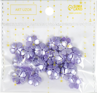 Набор бусин декоративных, Цветочек жемчужный / 9104585
Набор бусин декоративных, Цветочек жемчужный / 9104585