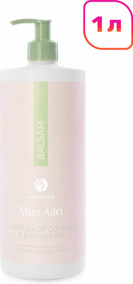 Бальзам для волос, Miss Adri Hyaluronic Moisture Увлажняющий
Бальзам для волос, Miss Adri Hyaluronic Moisture Увлажняющий