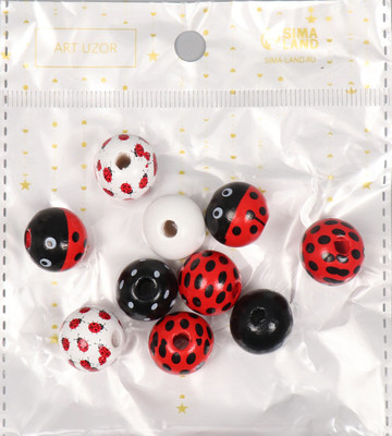 Набор бусин декоративных, Божья коровка / 10715307
Набор бусин декоративных, Божья коровка / 10715307
