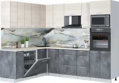 Кухонный гарнитур, Мила Лайт 1.896х2.58
Кухонный гарнитур, Мила Лайт 1.896х2.58