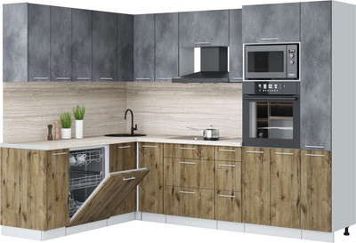 Кухонный гарнитур, Мила Лайт 1.896х2.68
Кухонный гарнитур, Мила Лайт 1.896х2.68