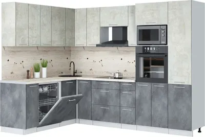 Кухонный гарнитур, Мила Лайт 1.896х2.78
Кухонный гарнитур, Мила Лайт 1.896х2.78