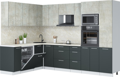 Кухонный гарнитур, Мила Лайт 1.896х2.98
Кухонный гарнитур, Мила Лайт 1.896х2.98