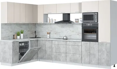 Кухонный гарнитур, Мила Лайт 1.896х3.38
Кухонный гарнитур, Мила Лайт 1.896х3.38