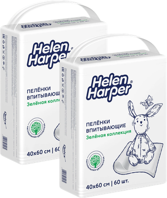Набор пеленок одноразовых детских, Green Fluff 40х60
Набор пеленок одноразовых детских, Green Fluff 40х60